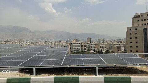 افتتاح نیروگاه خورشیدی 1.5 مگاواتی در هتل ارم تهران