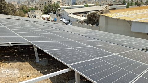 پنل خورشیدی هتل ارم