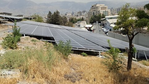 پنل خورشیدی هتل ارم