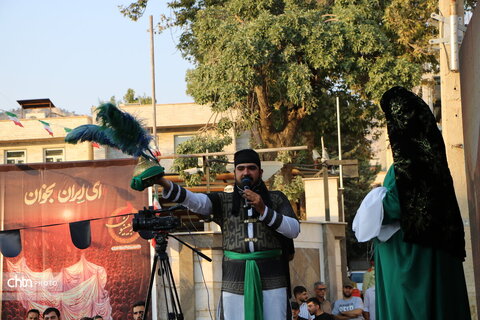 پیش کنگره بزرگ اربعینیون با اجرای مراسم سنتی چمر در ایلام برگزار شد