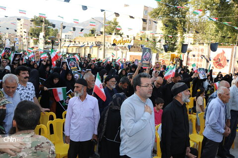 پیش کنگره بزرگ اربعینیون با اجرای مراسم سنتی چمر در ایلام برگزار شد
