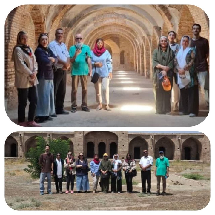 بازدید تور گردشگری تهران از کاروانسرای جهانی ینگی‌امام