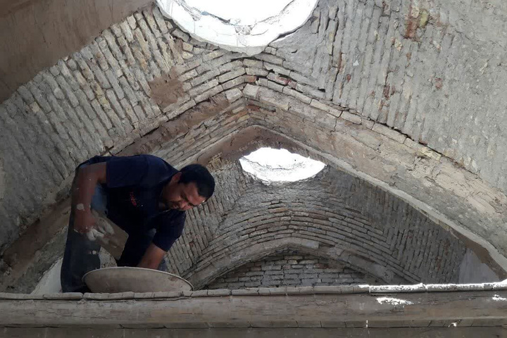 آغاز عملیات مرمت حمام تاریخی شهر دستگرد