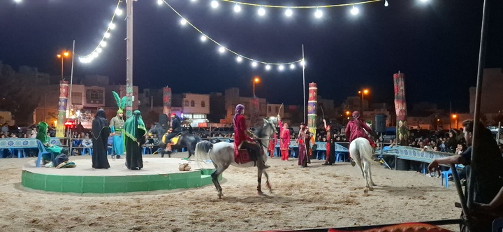 سوگواره و آئین سنتی تعزیه در دامغان برگزار شد