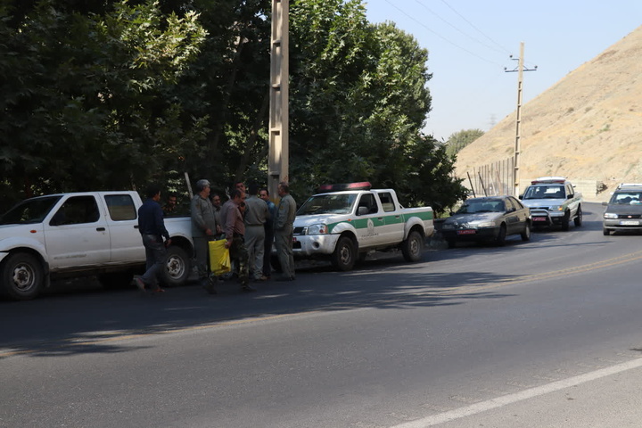پاکسازی محور گردشگری کرج-کندوان