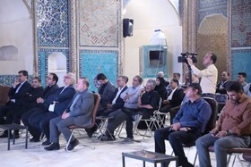 آیین رونمایی از مستند اربعین آفتاب با موضوع پوش کشی مسجد جامع یزد