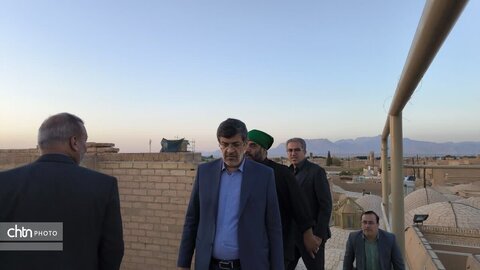 بازدید استاندار یزد از محله شاه ابوالقاسم