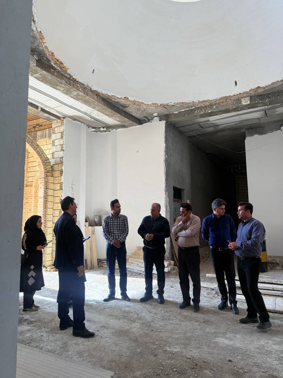 بازدید مدیر کل دفتر تسهیلات و کارآفرینی وزارت میراث فرهنگی از دو پروژه گردشگری در شهرستان تفت