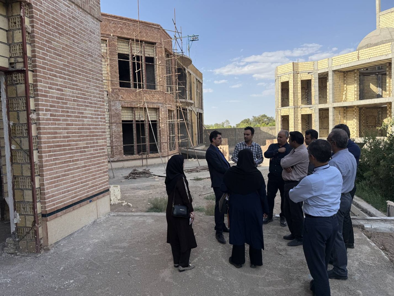 بازدید مدیر کل دفتر تسهیلات و کارآفرینی وزارت میراث فرهنگی از دو پروژه گردشگری در شهرستان تفت