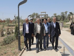 بازدید معاون توسعه مدیریت وزارت میراث فرهنگی از شهرستان بافق
