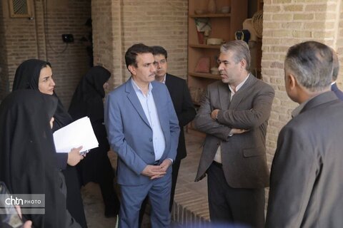 بازدید معاون توسعه مدیریت وزارت میراث فرهنگی از شهرستان بافق