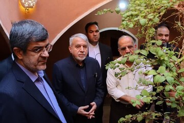 بازدید صالحی‌امیری از بافت تاریخی ندوشن/ تأکید بر صیانت و بهره‌برداری گردشگری از آثار مذهبی و دفاعی