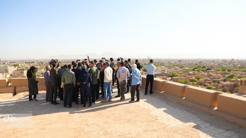 بازدید وزیر میراث فرهنگی، گردشگری و صنایع دستی از ظرفیت‌های گردشگری شهرستان میبد