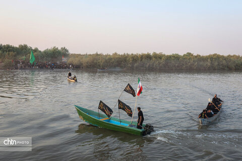 استقبال از زائران کربلا در روستای «خلیفه حیدر»