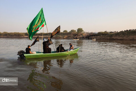 استقبال از زائران کربلا در روستای «خلیفه حیدر»