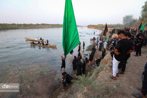 استقبال از زائران کربلا در روستای «خلیفه حیدر»