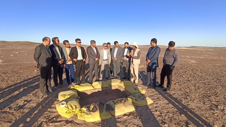 بازدید رئیس مجمع نمایندگان خراسان جنوبی از محوطه تاریخی دق جزیزه آیسک