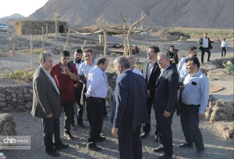 بازدید معاون وزیر میراث‌فرهنگی، گردشگری و صنایع دستی از جاذبه‌های شهرستان بهاباد