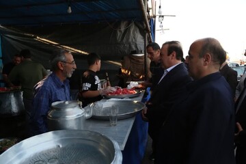 بازدید استاندار قزوین از موکب‌های مسیر قزوین – آبگرم – آوج