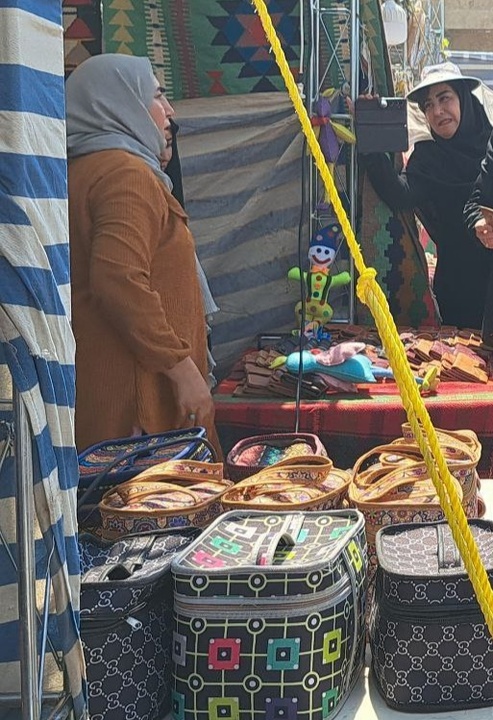برپایی نمایشگاه صنایع‌دستی در چرداول ایلام برای زائران اربعین