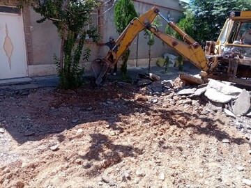 آغاز فاز سوم پروژه محور گردشگری حسینیه اعظم تا عمارت خیل‌خان مهدی‌شهر