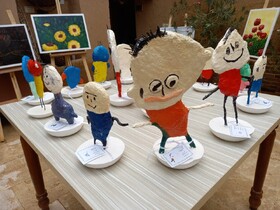 خانه تاریخی قنبریان چهارمحال و بختیاری میزبان نمایشگاه نقاشی و مجسمه شد