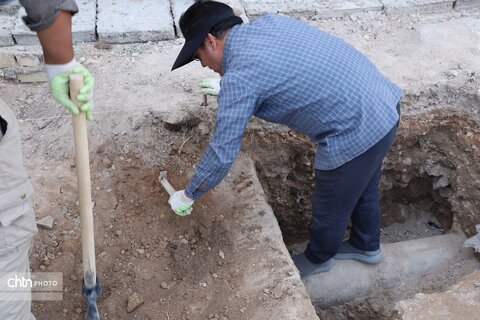 کشف قسمتهایی از گورستان سلطنتی ایلخانی در  گنبد سلطانیه