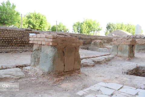 کشف قسمتهایی از گورستان سلطنتی ایلخانی در  گنبد سلطانیه