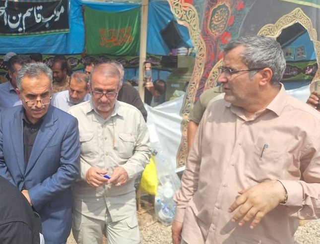 خدمات‌رسانی موکب‌های کهگیلویه و بویراحمد به زوار اربعین در مرز شلمچه