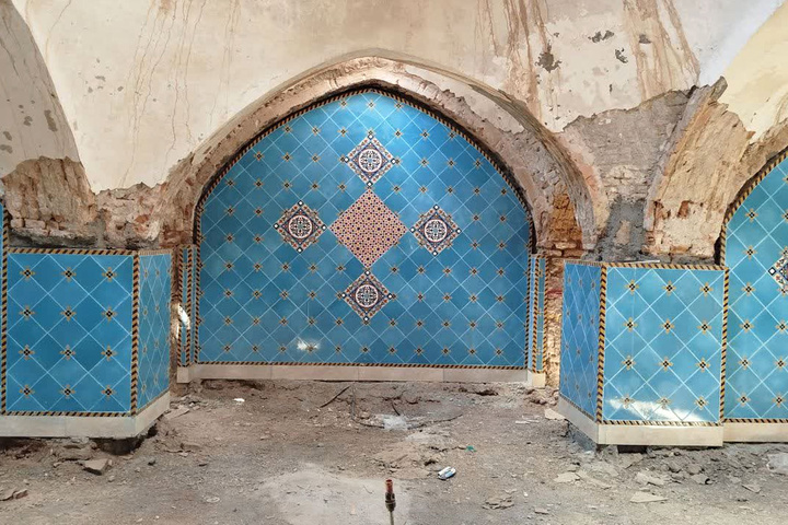 آغاز عملیات مرمت حمام تاریخی روستای قهی در اصفهان