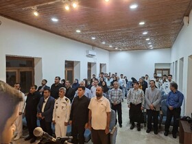 تجلیل از اصحاب رسانه به مناسبت روز خبرنگار در موزه منطقه ای خلیج‌فارس بوشهر