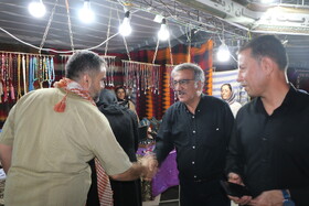 بازدید فرماندار ایلام از نمایشگاه صنایع دستی ویژه اربعین