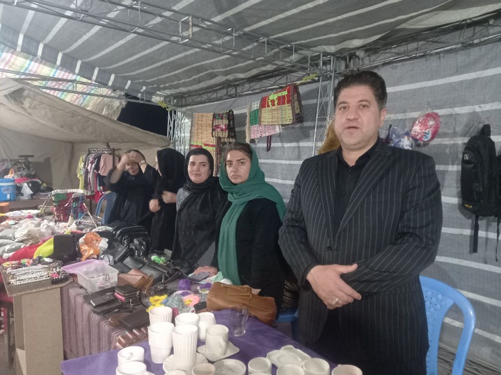 نمایشگاه صنایع‌دستی بدره ایلام ویژه اربعین برپا شد