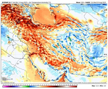 هشدار افزایش شدید گرمای هوا از هفته آینده؛ رگبار باران در ۹ استان