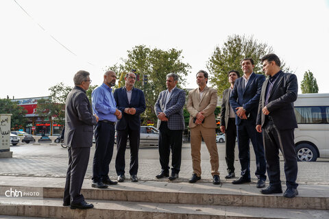 بازدید رئیس امور ساختارهای سازمانی سازمان اداری و استخدامی کشور از مجموعه جهانی شیخ صفی الدین اردبیلی