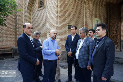 بازدید رئیس امور ساختارهای سازمانی سازمان اداری و استخدامی کشور از مجموعه جهانی شیخ صفی الدین اردبیلی