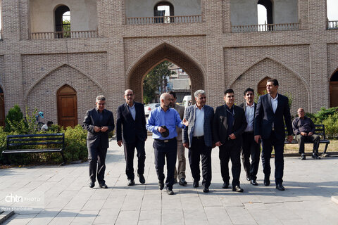 بازدید رئیس امور ساختارهای سازمانی سازمان اداری و استخدامی کشور از مجموعه جهانی شیخ صفی الدین اردبیلی