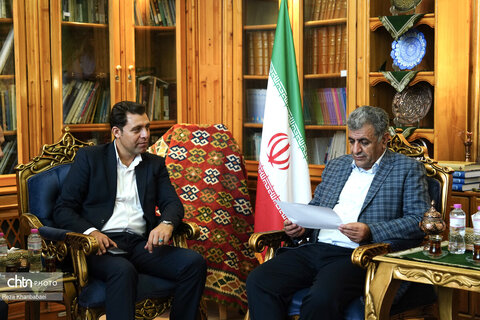 بازدید رئیس امور ساختارهای سازمانی سازمان اداری و استخدامی کشور از مجموعه جهانی شیخ صفی الدین اردبیلی