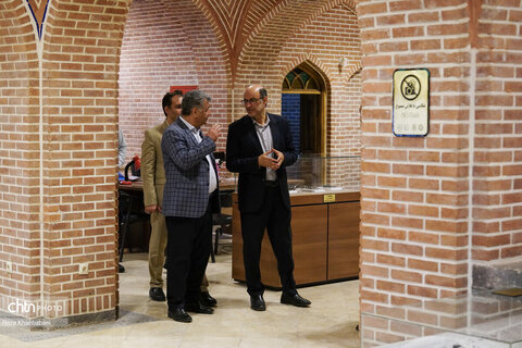 بازدید رئیس امور ساختارهای سازمانی سازمان اداری و استخدامی کشور از مجموعه جهانی شیخ صفی الدین اردبیلی