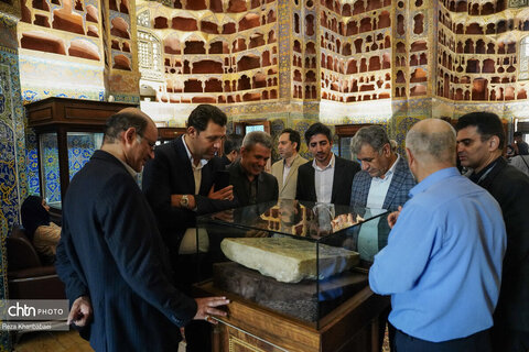 بازدید رئیس امور ساختارهای سازمانی سازمان اداری و استخدامی کشور از مجموعه جهانی شیخ صفی الدین اردبیلی