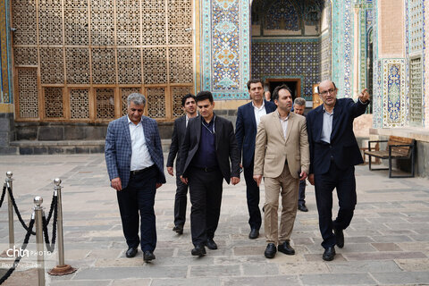 بازدید رئیس امور ساختارهای سازمانی سازمان اداری و استخدامی کشور از مجموعه جهانی شیخ صفی الدین اردبیلی