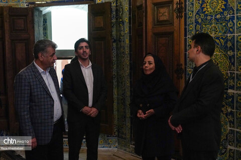 بازدید رئیس امور ساختارهای سازمانی سازمان اداری و استخدامی کشور از مجموعه جهانی شیخ صفی الدین اردبیلی