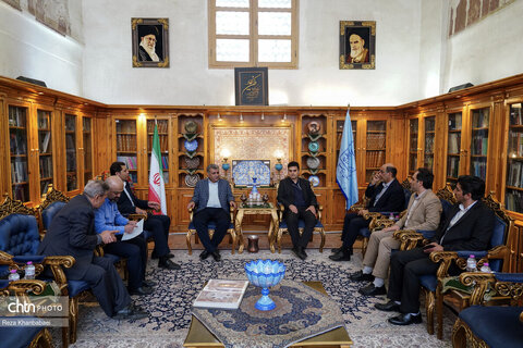 بازدید رئیس امور ساختارهای سازمانی سازمان اداری و استخدامی کشور از مجموعه جهانی شیخ صفی الدین اردبیلی