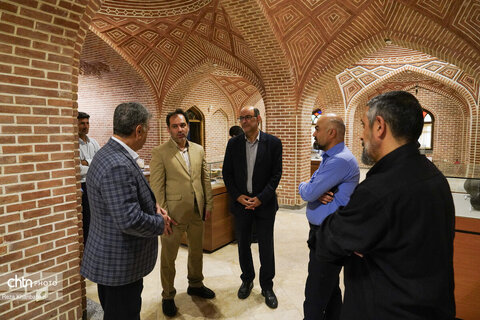 بازدید رئیس امور ساختارهای سازمانی سازمان اداری و استخدامی کشور از مجموعه جهانی شیخ صفی الدین اردبیلی