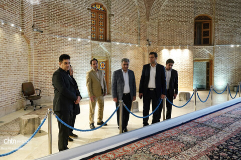 بازدید رئیس امور ساختارهای سازمانی سازمان اداری و استخدامی کشور از مجموعه جهانی شیخ صفی الدین اردبیلی