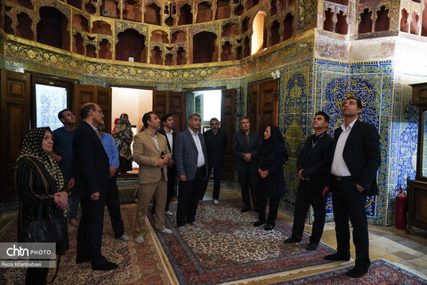 بازدید رئیس امور ساختارهای سازمانی سازمان اداری و استخدامی کشور از مجموعه جهانی شیخ صفی الدین اردبیلی