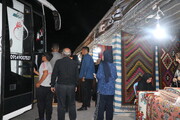 نمایشگاه‌ صنایع‌دستی در مسیر بازگشت زائران اربعین در شهر ایلام