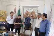 تجلیل مدیرکل میراث فرهنگی استان و نماینده مردم سراب در مجلس شورای اسلامی از مسعود سپهری نیا