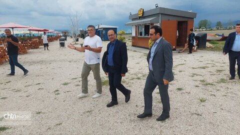 بازدید سرپرست اداره کل میراث‌فرهنگی استان گیلان از منطقه نمونه گردشگری تالاب استیل و طرح ساحلی شیندان