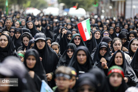 پیاده‌روی جاماندگان اربعینی حسینی در اردبیل